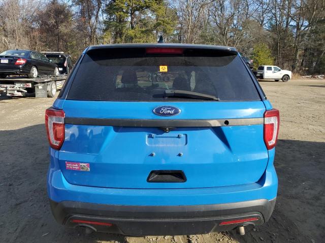 1FM5K8AR6HGC57884 - 2017 FORD EXPLORER POLICE INTERCEPTOR 蓝色 照片 6