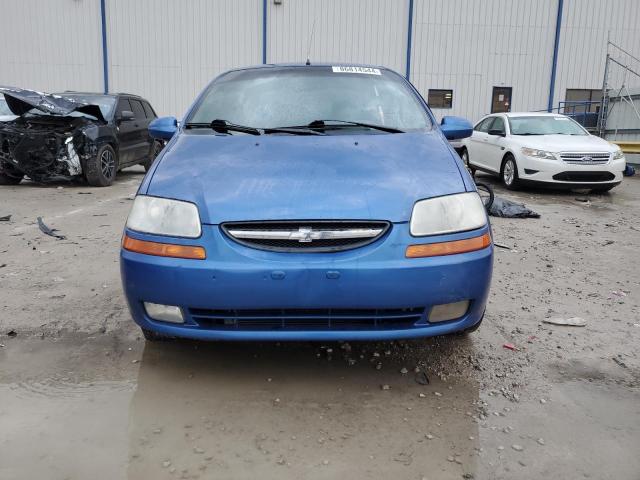 KL1TD52665B429694 - 2005 CHEVROLET AVEO BASE Mavi foto 5