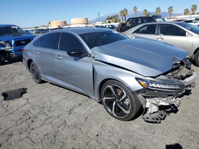 1HGCV1F36MA075860 - 2021 HONDA ACCORD SPORT SILVER photo 4