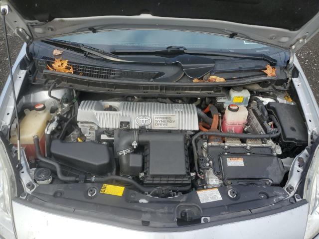 JTDKN3DUXF0431138 - 2015 TOYOTA PRIUS SILVER photo 11