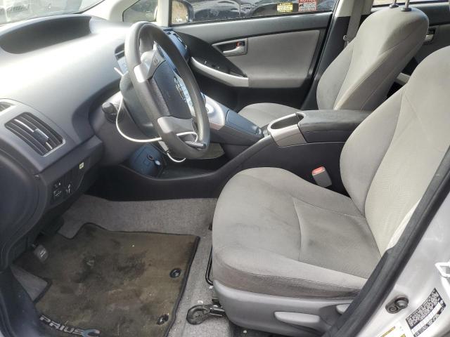 JTDKN3DUXF0431138 - 2015 TOYOTA PRIUS SILVER photo 7