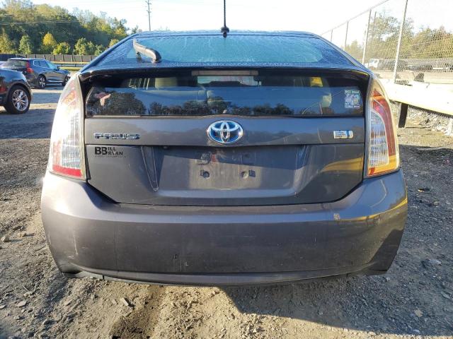 JTDKN3DUXD5700321 - 2013 TOYOTA PRIUS GRAY photo 6