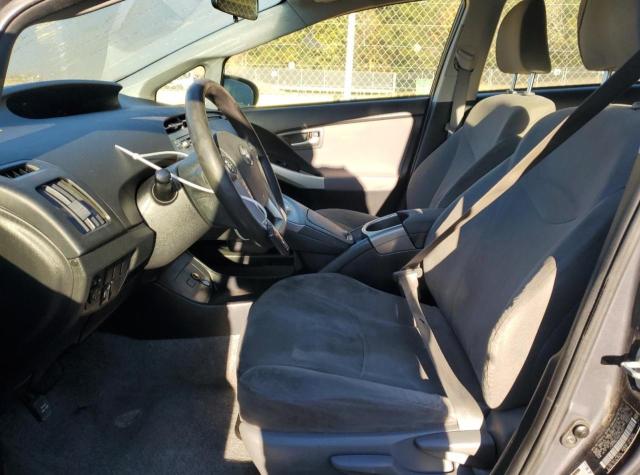 JTDKN3DUXD5700321 - 2013 TOYOTA PRIUS GRAY photo 7