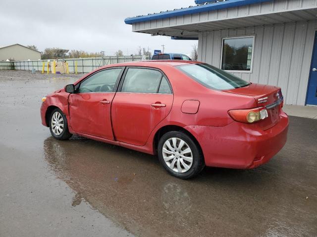 2T1BU4EE4DC015072 - 2013 TOYOTA COROLLA BASE წითელი ფოტო 2