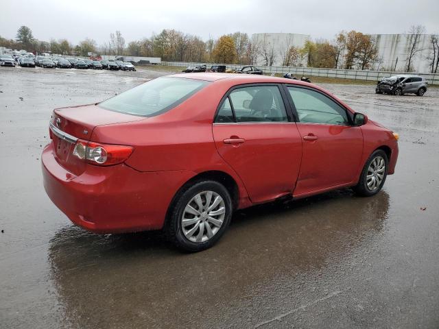 2T1BU4EE4DC015072 - 2013 TOYOTA COROLLA BASE წითელი ფოტო 3