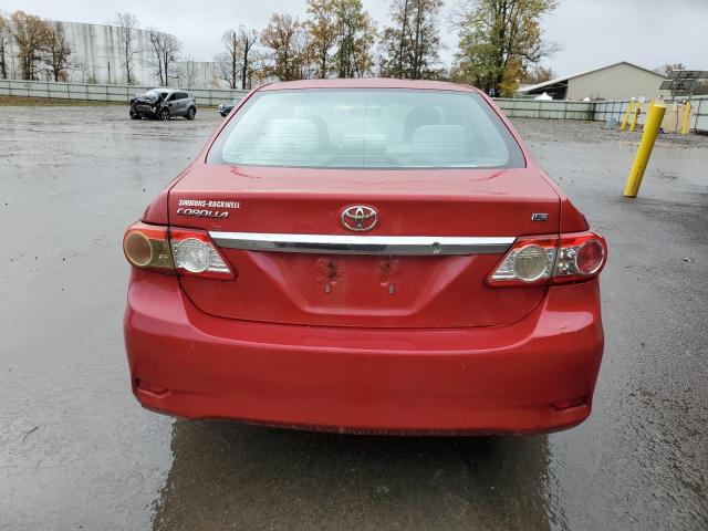 2T1BU4EE4DC015072 - 2013 TOYOTA COROLLA BASE წითელი ფოტო 6