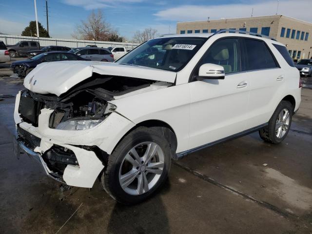 4JGDA5HB4FA587996 - 2015 MERCEDES-BENZ ML 350 4MATIC WHITE photo 1