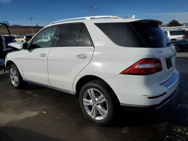 4JGDA5HB4FA587996 - 2015 MERCEDES-BENZ ML 350 4MATIC WHITE photo 2