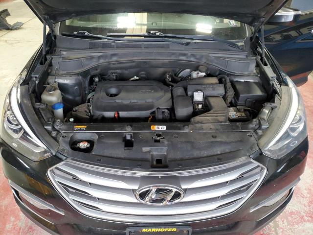 5NMZUDLB5HH049027 - 2017 HYUNDAI SANTA FE S BLACK photo 12
