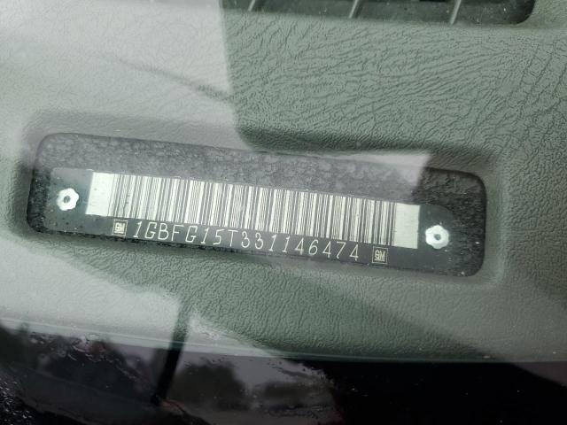 1GBFG15T331146474 - 2003 CHEVROLET EXPRESS G1 银色 照片 13