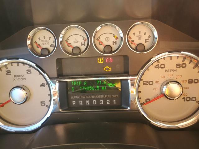 1FTSW21R58EC56617 - 2008 FORD F250 SUPER DUTY BLACK photo 9