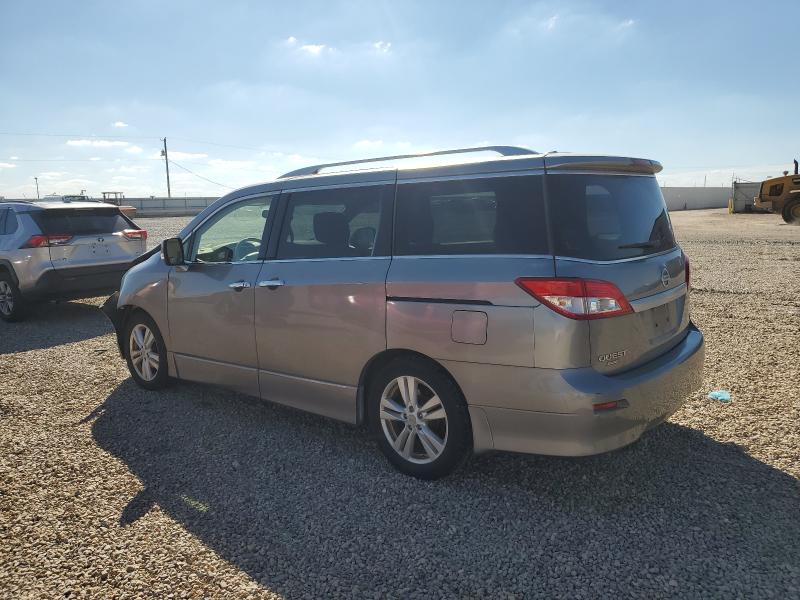 JN8AE2KP0C9051207 - 2012 NISSAN QUEST S თაფლისფერი ფოტო 2