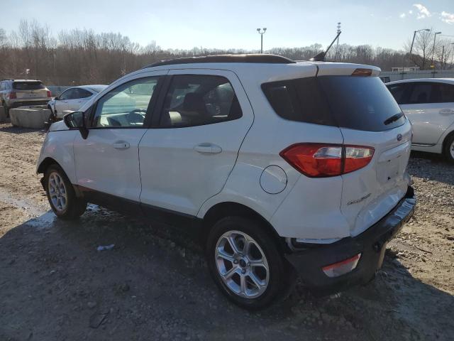 MAJ3P1TE1JC183923 - 2018 FORD ECOSPORT SE თეთრი ფოტო 2