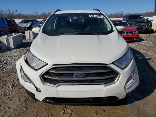 MAJ3P1TE1JC183923 - 2018 FORD ECOSPORT SE თეთრი ფოტო 5