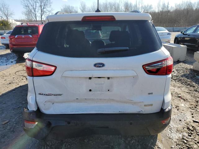 MAJ3P1TE1JC183923 - 2018 FORD ECOSPORT SE თეთრი ფოტო 6