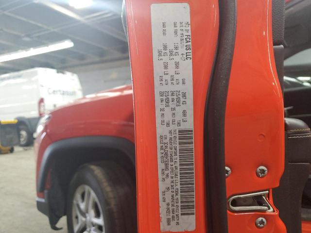 3C4NJDAB5HT636003 - 2017 JEEP COMPASS SPORT RED photo 13