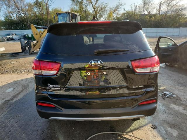 5XYPHDA52HG301934 - 2017 KIA SORENTO EX BLACK photo 6