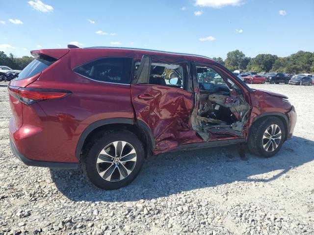 5TDGZRAH2LS025335 - 2020 TOYOTA HIGHLANDER XLE Kırmızı fotoğraf 3