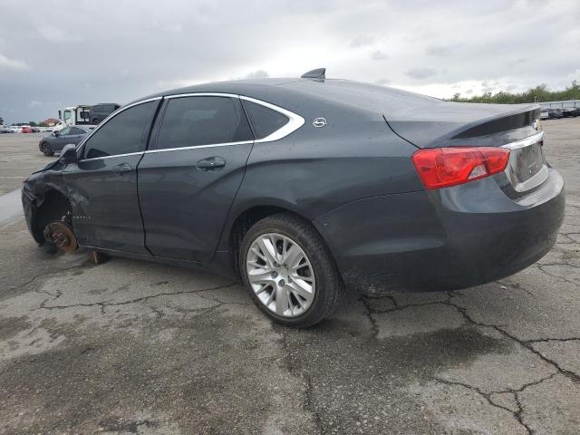 2G11X5S35J9156507 - 2018 CHEVROLET IMPALA LS GRAY photo 2
