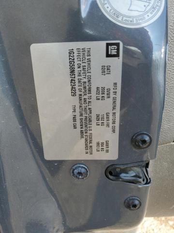 1G2ZG58N674234229 - 2007 PONTIAC G6 BASE GRAY photo 13