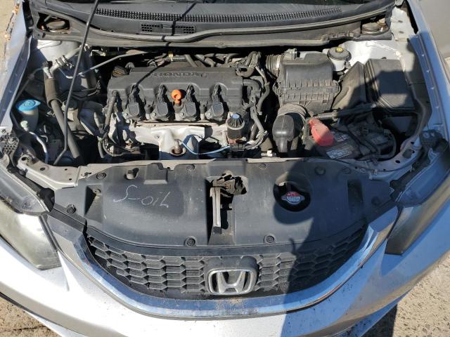 19XFB2F53DE094746 - 2013 HONDA CIVIC LX ვერცხლისფერი ფოტო 11