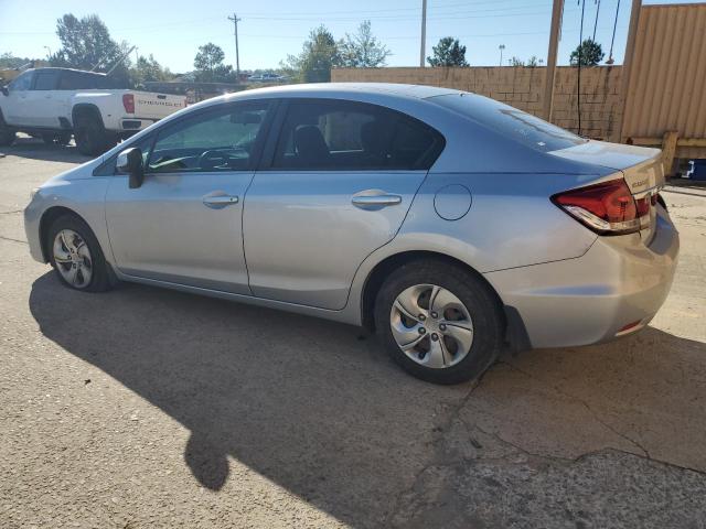 19XFB2F53DE094746 - 2013 HONDA CIVIC LX ვერცხლისფერი ფოტო 2