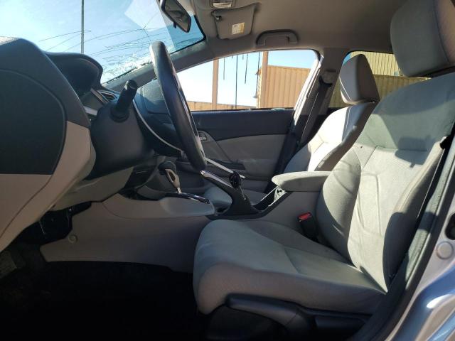 19XFB2F53DE094746 - 2013 HONDA CIVIC LX ვერცხლისფერი ფოტო 7