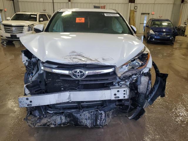 5TDJKRFH3GS288040 - 2016 TOYOTA HIGHLANDER XLE WHITE photo 5