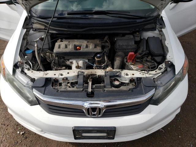 2HGFB2F51CH103304 - 2012 HONDA CIVIC LX WHITE photo 11