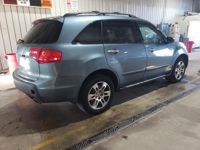 2HNYD284X8H502784 - 2008 ACURA MDX TECHNOLOGY Теңіз көгі фото 3