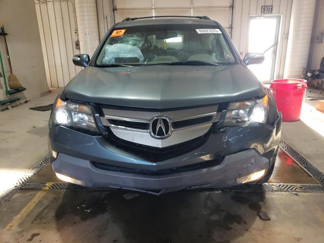 2HNYD284X8H502784 - 2008 ACURA MDX TECHNOLOGY Теңіз көгі фото 5