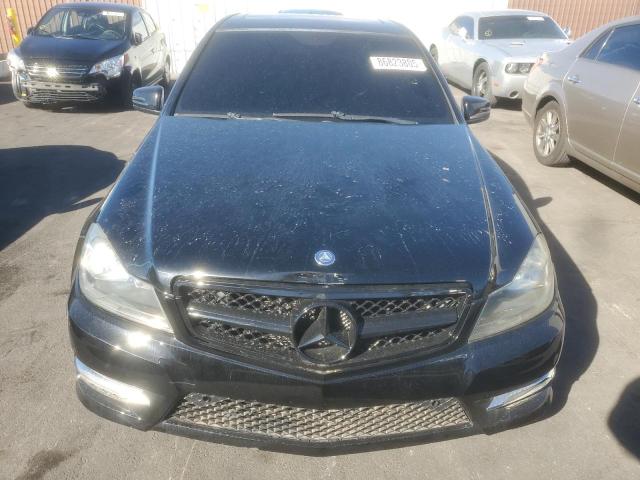 WDDGF8BB4CA718861 - 2012 MERCEDES-BENZ C 300 4MATIC BLACK photo 5
