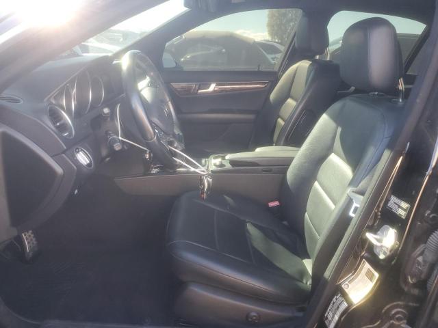 WDDGF8BB4CA718861 - 2012 MERCEDES-BENZ C 300 4MATIC BLACK photo 7