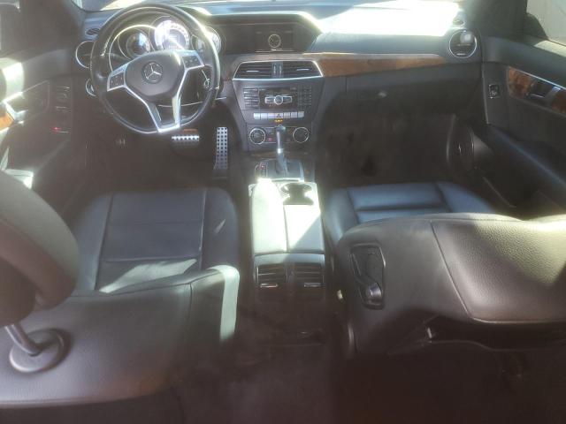 WDDGF8BB4CA718861 - 2012 MERCEDES-BENZ C 300 4MATIC BLACK photo 8