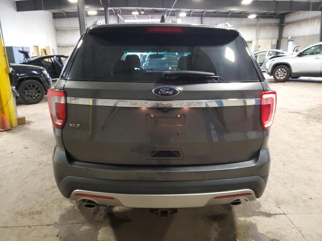 1FM5K7D80GGD00384 - 2016 FORD EXPLORER XLT GRAY photo 6