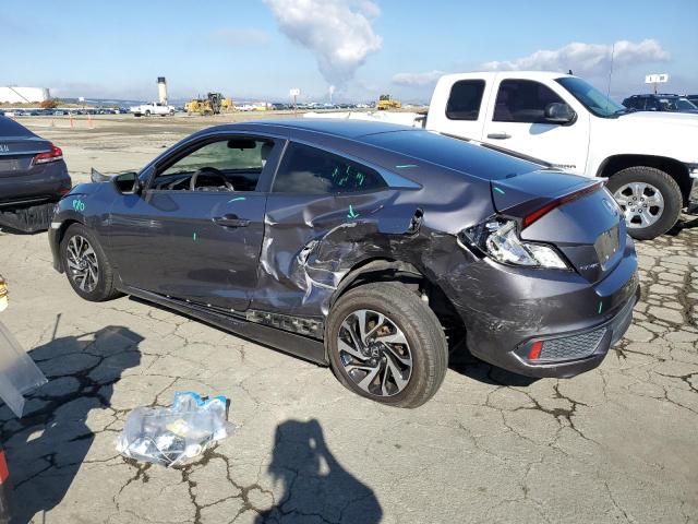 2HGFC4B51JH306320 - 2018 HONDA CIVIC LX GRAY photo 2