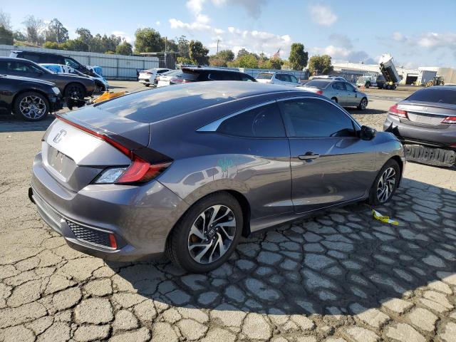 2HGFC4B51JH306320 - 2018 HONDA CIVIC LX GRAY photo 3