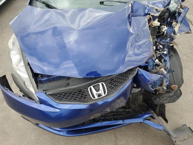 JHMGE8H21AC005243 - 2010 HONDA FIT ლურჯი ფოტო 11