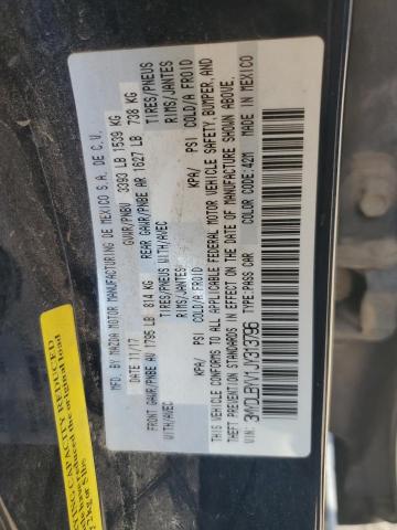 3MYDLBYV1JY313796 - 2018 TOYOTA YARIS IA BLUE photo 12