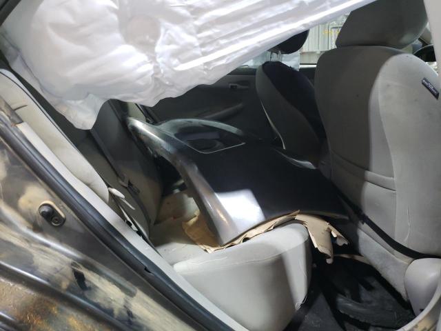 2T1BU4EEXCC854724 - 2012 TOYOTA COROLLA BASE გრაფიტი ფოტო 10