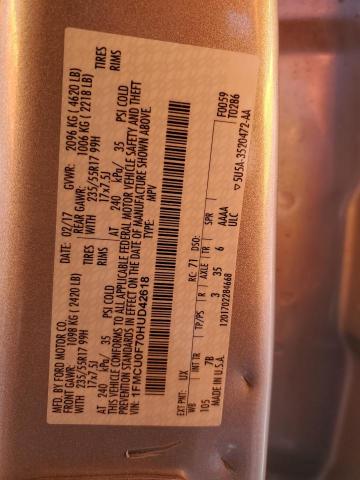 1FMCU0F70HUD42618 - 2017 FORD ESCAPE S SILVER photo 14