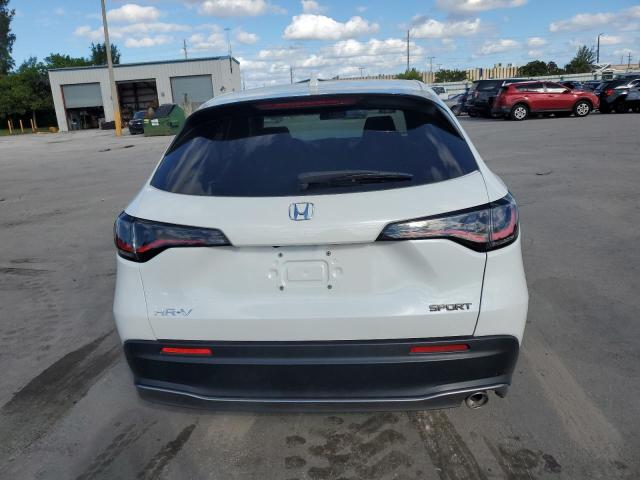 3CZRZ1H56RM719051 - 2024 HONDA HR-V SPORT WHITE photo 6