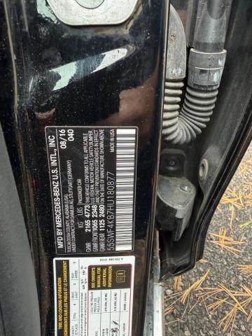 55SWF4KB7HU180877 - 2017 MERCEDES-BENZ C 300 4MATIC BLACK photo 13