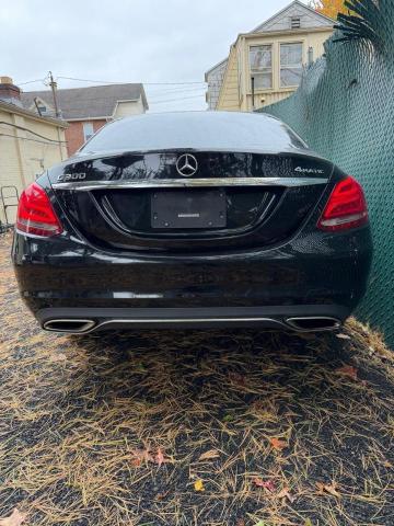 55SWF4KB7HU180877 - 2017 MERCEDES-BENZ C 300 4MATIC BLACK photo 3