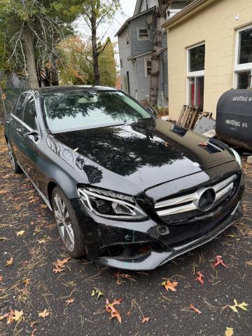 55SWF4KB7HU180877 - 2017 MERCEDES-BENZ C 300 4MATIC BLACK photo 4