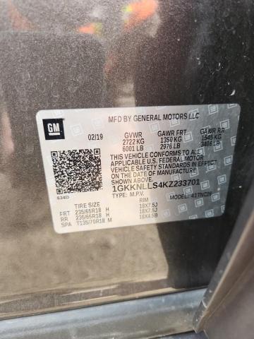 1GKKNLLS4KZ233701 - 2019 GMC ACADIA SLE Boz foto 13