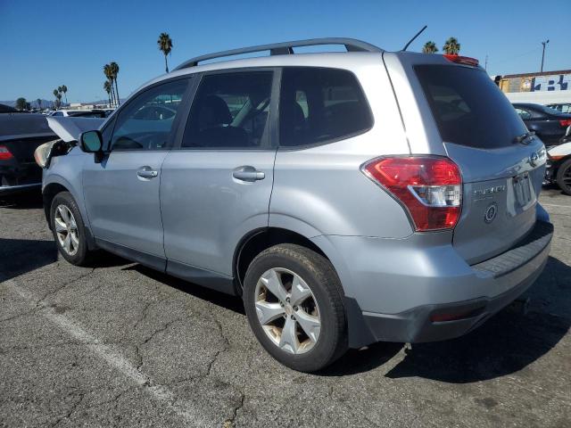 JF2SJAEC3EH553833 - 2014 SUBARU FORESTER 2.5I PREMIUM SILVER photo 2