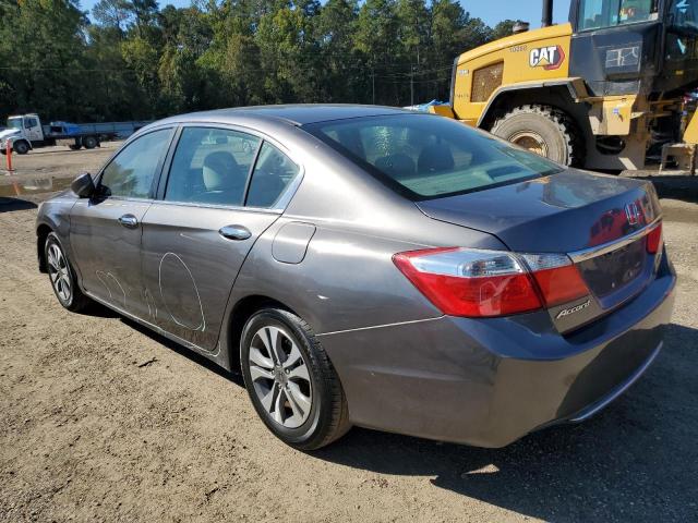 1HGCR2F35FA241914 - 2015 HONDA ACCORD LX GRAY photo 2