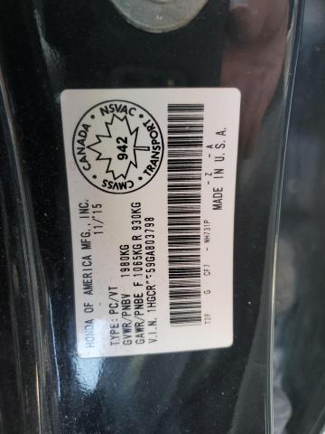 1HGCR2F59GA803798 - 2016 HONDA ACCORD SPORT Qara foto 12