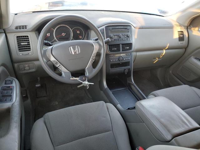 5FNYF28416B019722 - 2006 HONDA PILOT EX WHITE photo 8